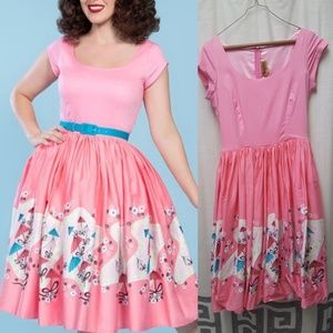 Medium Pinup Couture Mary Blair Umbrellas dress
